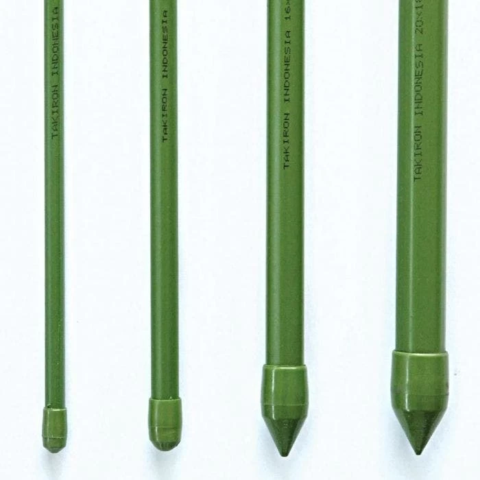 Knotty Takiron Green Steel Stakes, 5/8"x 7', Bundle Of 10 5 Knotty Takiron Green Steel Stakes, 5/8"x 7', Bundle Of 10 - Image 3