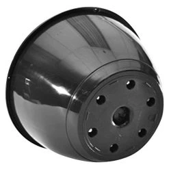 Belden Plastics 12-Inch Saucerless Baskets, Black, Case Of 25 -Garden-green plant growth care 690611 2 1