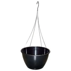 Belden Plastics 14-Inch Saucerless Baskets, Black, Case Of 25 -Garden-green plant growth care 690804 4 1