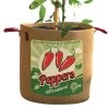 Grow Bag 10 Gal Pepper Retro Graphic -Garden-green plant growth care 84382