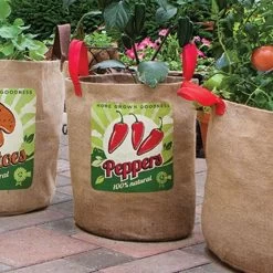 Grow Bag 10 Gal Pepper Retro Graphic -Garden-green plant growth care 84382 2