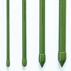 Knotty Takiron Green Steel Stakes, 3/8" X 4', Bundle Of 10 11 Knotty Takiron Green Steel Stakes, 3/8" X 4', Bundle Of 10 -Garden-green plant growth care 84tsk 2