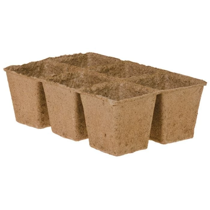 CowPots #3 Six Cell Flats, Case Of 50 3 CowPots #3 Six Cell Flats, Case Of 50