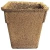 CowPots Biodegradable Pots, #4 Square Tall, 330 Per Case -Garden-green plant growth care cpsq4t 7