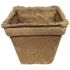 CowPots #5 Square Pots, Case Of 60 -Garden-green plant growth care cpsq5 3 1