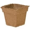 CowPots, #6 Square Pots, Case Of 108 1 CowPots, #6 Square Pots, Case Of 108 -Garden-green plant growth care cpsq6108