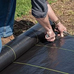 3.2oz. Premium Woven Ground Cover 6ft X 300ft -Garden-green plant growth care gc123 live cutting 5.2.23 1 2