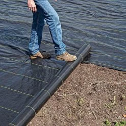 3.2oz Premium Woven Ground Cover 12ft (Folded) X 300ft -Garden-green plant growth care gc123 live rolling4 5.2.23 1