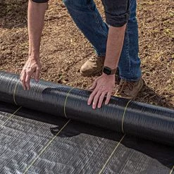 3.2oz Premium Woven Ground Cover 15ft (Folded) X 300ft -Garden-green plant growth care gc123 live rolling 5.2.23 1 1