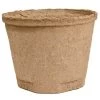 Jiffy Peat Pots 5in Round X 4in Deep -Garden-green plant growth care jpt 150