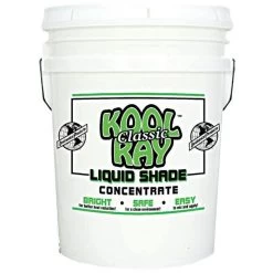 Kool Ray Classic Liquid Shade, White, 5 Gallons