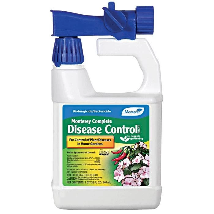 Monterey Complete Disease Control Biofungicide/Bactericide Ready To Use Spray 3 Monterey Complete Disease Control Biofungicide/Bactericide Ready To Use Spray