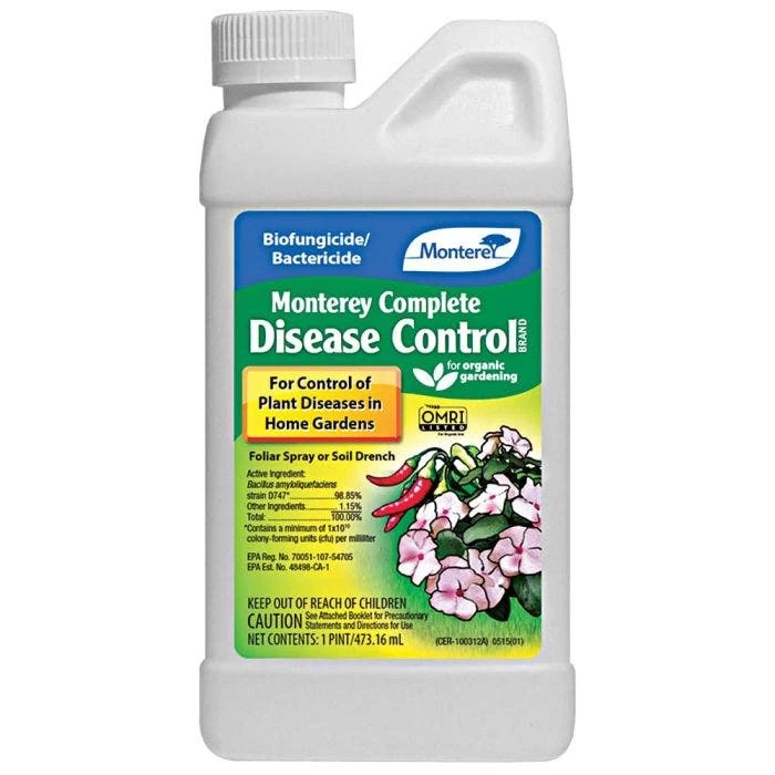 Monterey Complete Disease Control Biofungicide/Bactericide Concentrate, 16 Ounces 3 Monterey Complete Disease Control Biofungicide/Bactericide Concentrate, 16 Ounces
