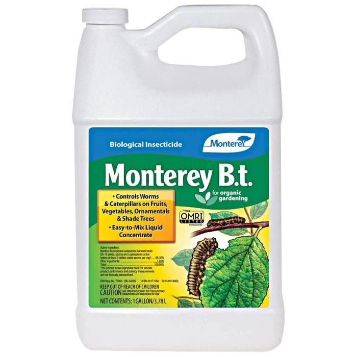 Monterey B.t. Biological Insecticide Concentrate,1 Gallon 3 Monterey B.t. Biological Insecticide Concentrate,1 Gallon