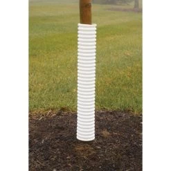 Corrugated Tree Guards, 4-Foot Length, 3-Inch Diameter, Bundle Of 20 -Garden-green plant growth care np34820 3