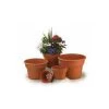 ITML Panterra Decorative Plastic Bowl 12in Diam X 9.5in Height Clay Color -Garden-green plant growth care pa1200 11c