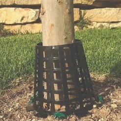 Plant Knight Plant And Tree Guard -Black - 9 Pack -Garden-green plant growth care pkbl3 live 1 1