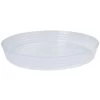 Clear Plastic Pot Saucer, 25 In. 2 Clear Plastic Pot Saucer, 25 In. -Garden-green plant growth care ptd 25