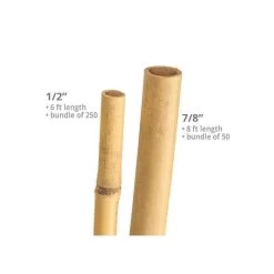 Natural First Cut Premium Bamboo Stakes, Bundle -Garden-green plant growth care vp bbn 2