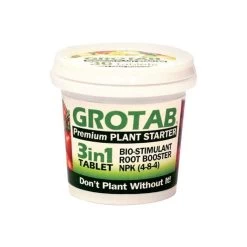 Grotab 3-in-1 Premium Plant Starter (12-8-4) -Garden-green plant growth care vp gt 5